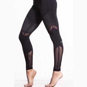 ALO Yoga Sheila Black Mesh Legging